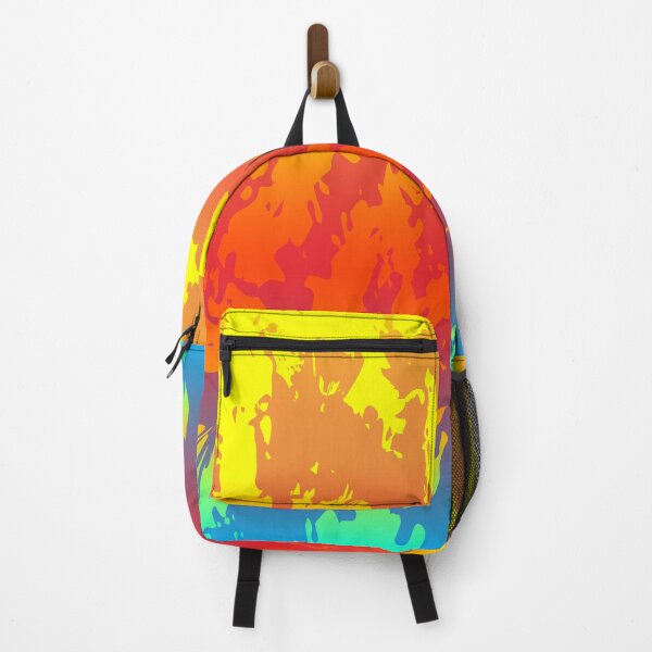 Item preview, Multi-color, rainbow splatter pattern designed and sold by yougalore.
