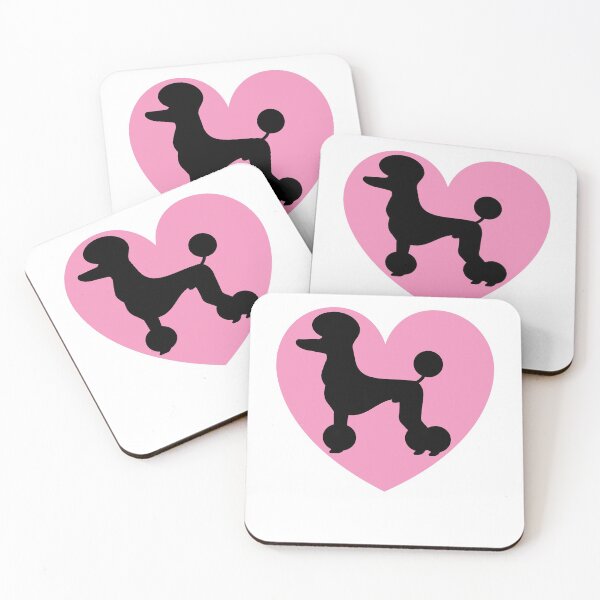 Item preview, poodle art heart poodle dog lover designed and sold by alaechamlal.