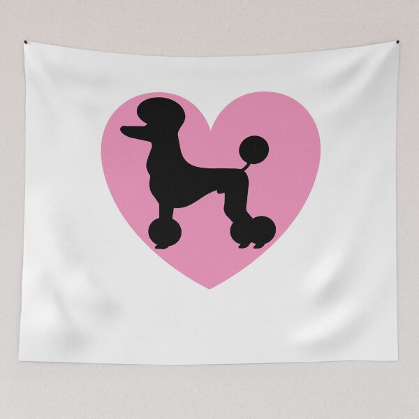 Item preview, poodle art heart poodle dog lover designed and sold by alaechamlal.