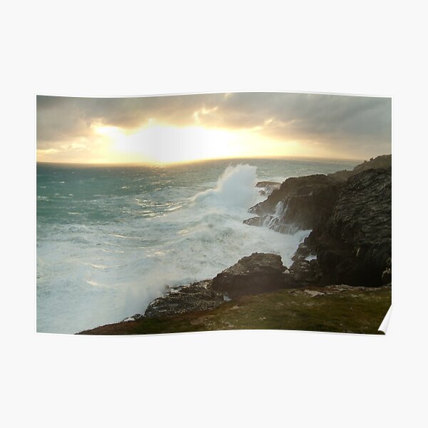 Joe Mortelliti Gallery - Power and glory, at Cape Bridgewater near Portland, on Victoria's west coast, Australia. Poster