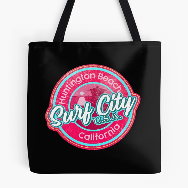 Item preview, Surf City Beach Colors Round worn, distressed, pink, cyan blue designed and sold by James Allender.