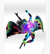 ICARUS THROWING THE HORNS - The 1960s white ***find hidden gems in my portfolio*** Poster
