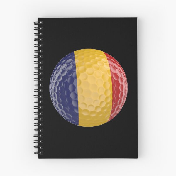 Item preview, Romania Flag Golf Ball designed and sold by Mxdesign888.
