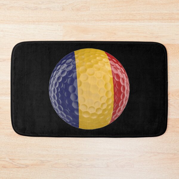Item preview, Romania Flag Golf Ball designed and sold by Mxdesign888.