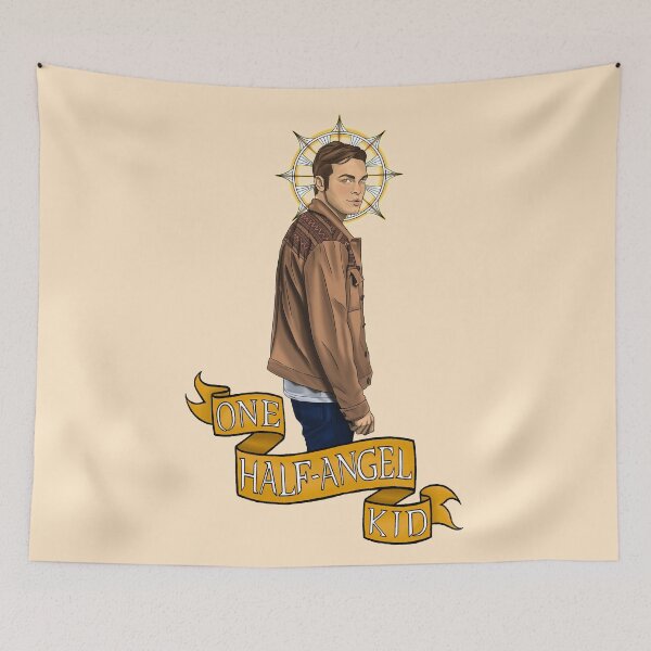 Item preview, Supernatural Team Free Will 2.0 - One Half-Angel Kid designed and sold by LittlePopaArt.