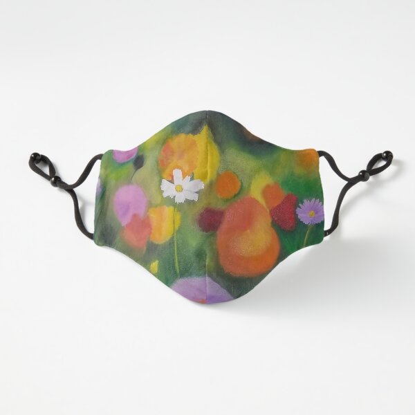 Cosmos Flower Abstract-Realism Mash Up Fitted 3-Layer