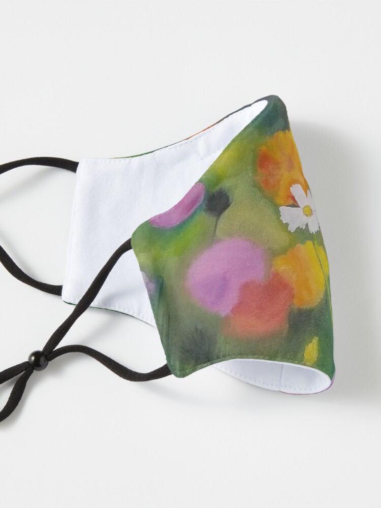 Alternate view of Cosmos Flower Abstract-Realism Mash Up Mask