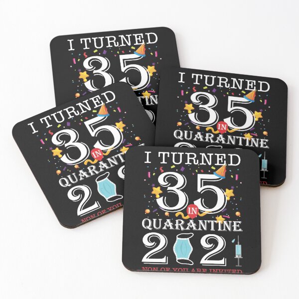 Item preview, I Turned 35 in Quarantine Cute 35th Birthday 2021 Gift designed and sold by MalikaBela.