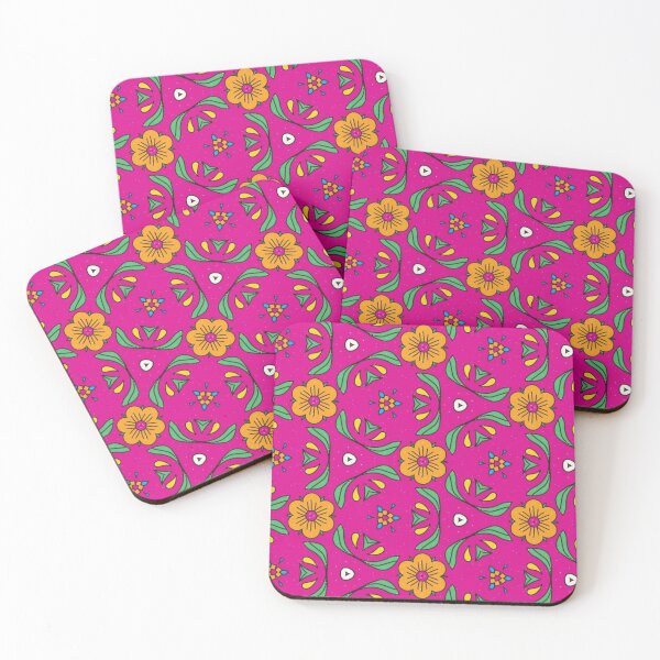 Item preview, Super Colorful Bright Retro Flowers 7 - Abstract Geometric Seamless Pattern designed and sold by FlawlessPattern.