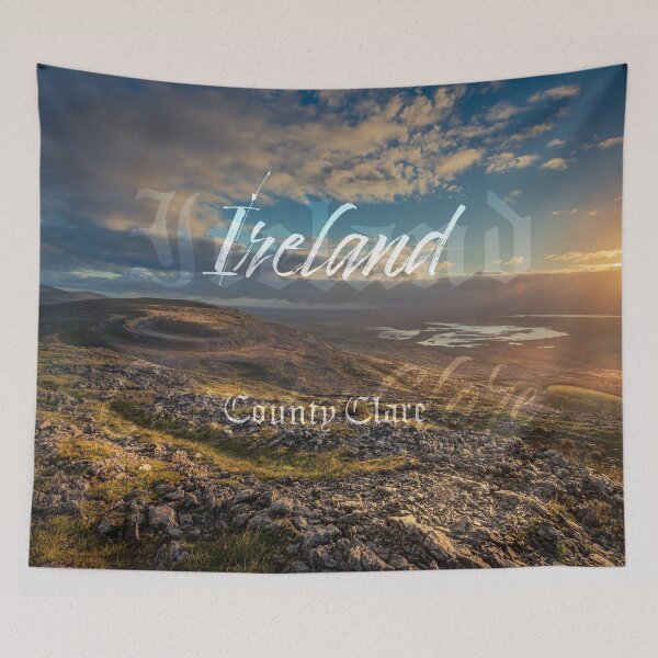 Item preview, IRELAND, County Clare - Mullaghmore - Irish Landscape designed and sold by AOKeeshkaPhotos.