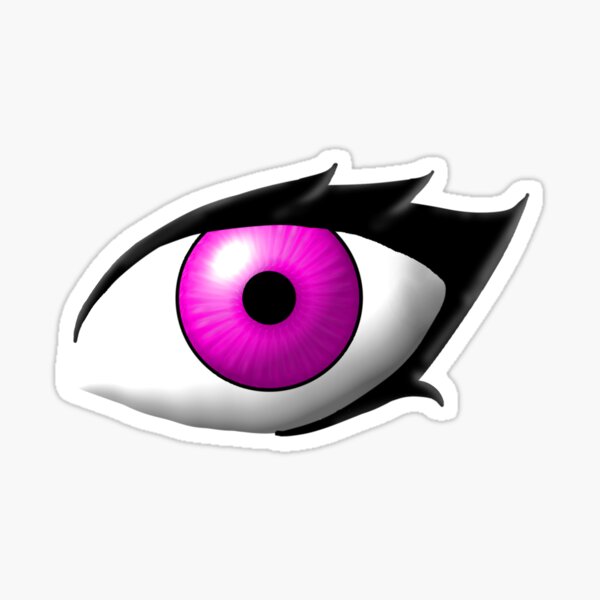 Item preview, Fuchsia Anime Style Eye (Dark Skin Tone) designed and sold by RayRayViolet.