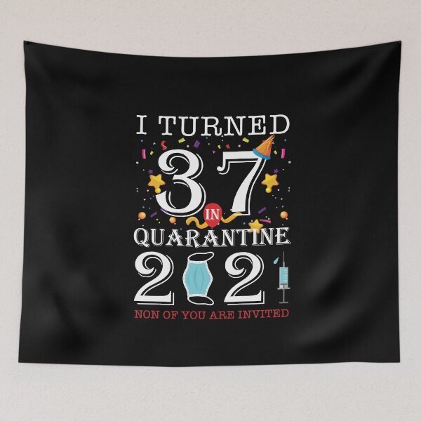 Item preview, I Turned 37 in Quarantine Cute 37th Birthday 2021 Gift designed and sold by MalikaBela.