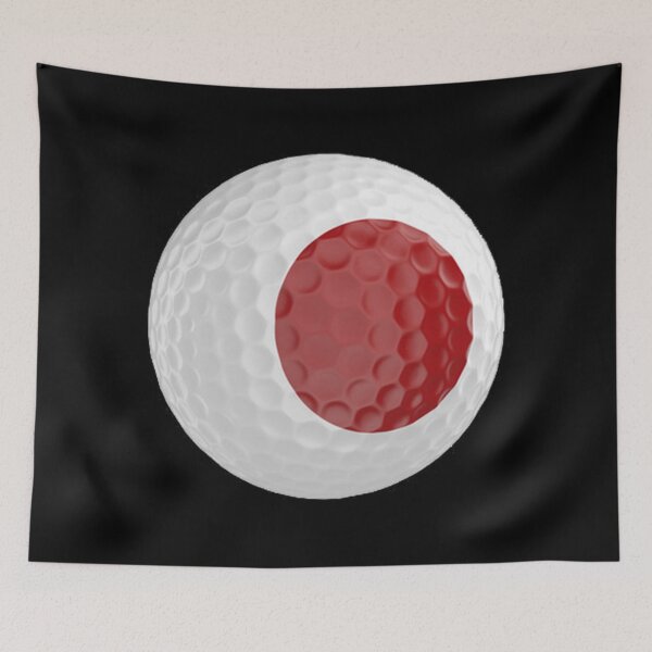 Item preview, Japan Flag Golf Ball designed and sold by Mxdesign888.