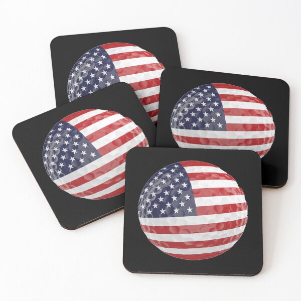 Item preview, United States Flag Golf Ball designed and sold by Mxdesign888.