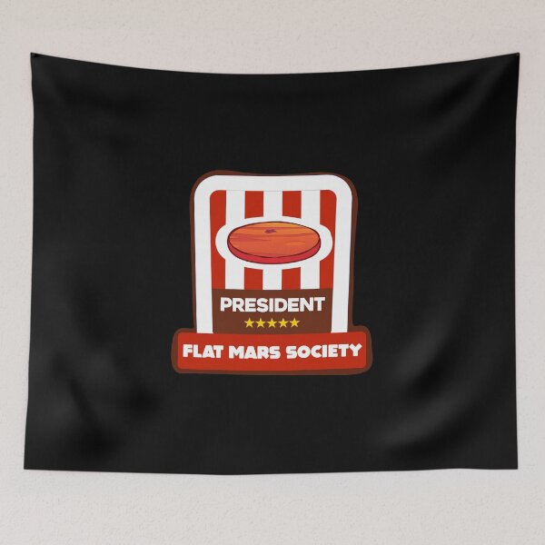 Item preview, PRESIDENT Flat Mars Society designed and sold by ArqDezines.