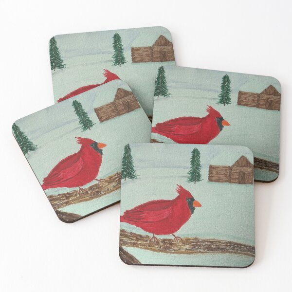 Item preview, Cardinal in the snow designed and sold by mgossart.