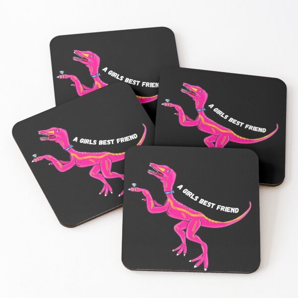 Item preview, Dino Diva - Raptor Girls best friend white designed and sold by art-by-patricia.