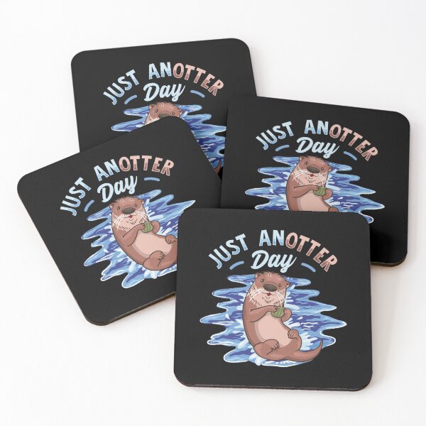 Item preview, Just Anotter Day Funny Sea Otter Another Day Pun designed and sold by perfectpresents.