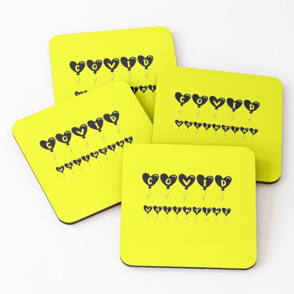 Item preview, Covid Valentine Yellow designed and sold by DamaliePierre.