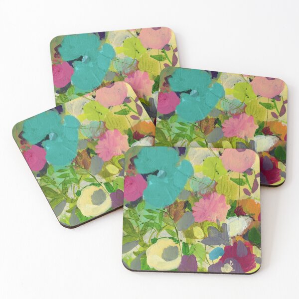 Item preview, Abstract floral painting   designed and sold by Sue Zipkin.