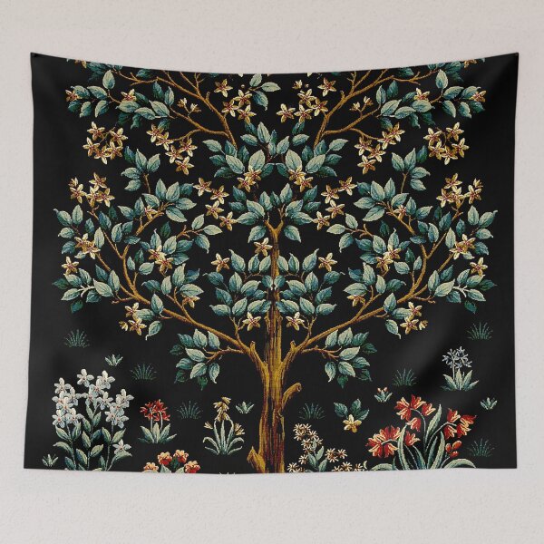 Item preview, Midnight Floral - The Tree of Life designed and sold by Epitome Girl.