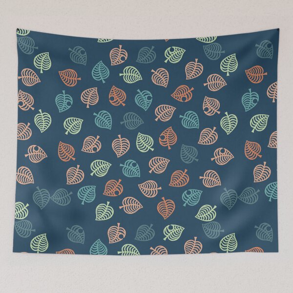Item preview, Nook Leaf Aloha Logo - Green and Orange Tropical Colors designed and sold by TheMajesticGoat.