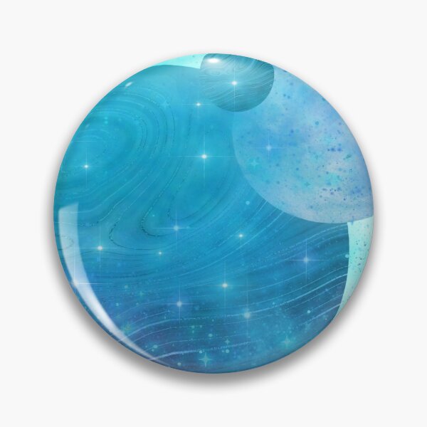 Artikelvorschau, Cyan Galaxy Clouds Clipart entworfen und verkauft von Barbaroot.