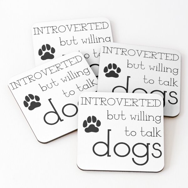 Item preview, Introverted Dog Lover designed and sold by MysticPotato.