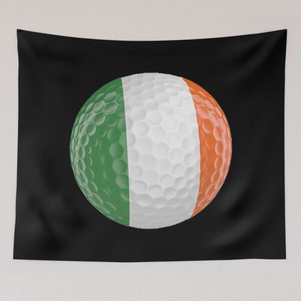 Item preview, Ireland Flag Golf Ball designed and sold by Mxdesign888.