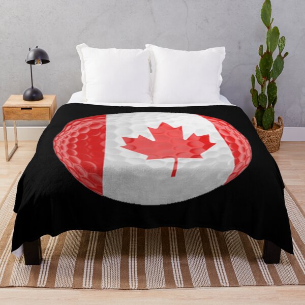 Item preview, Canada Flag Golf Ball designed and sold by Mxdesign888.