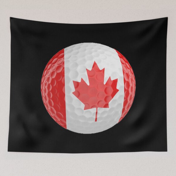 Item preview, Canada Flag Golf Ball designed and sold by Mxdesign888.