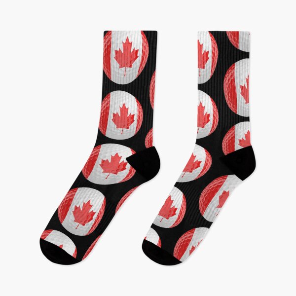 Item preview, Canada Flag Golf Ball designed and sold by Mxdesign888.