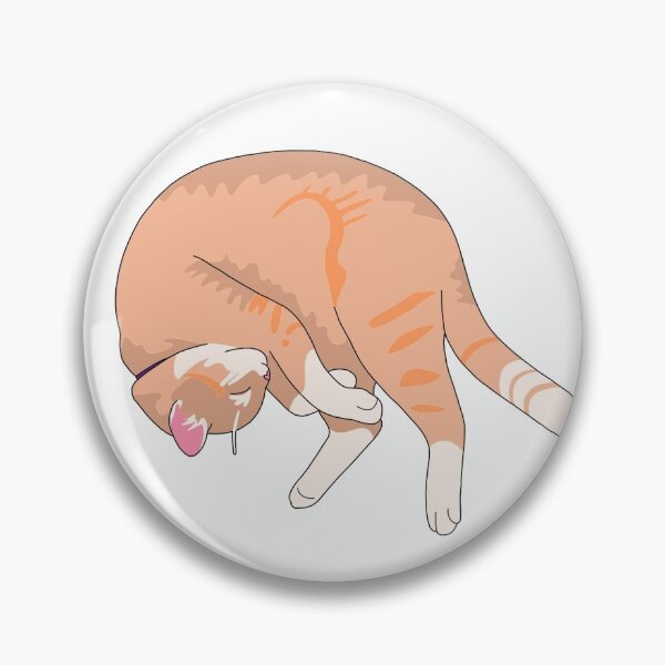 Item preview, sleeping orange cat designed and sold by sammac878.