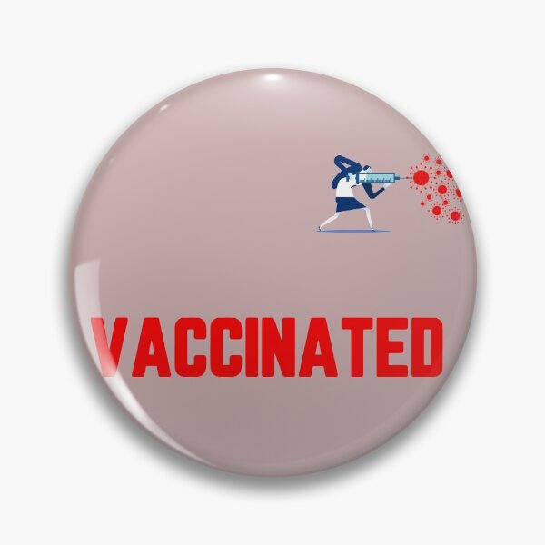 Item preview, Vaccinated Woman  designed and sold by all-quotes.