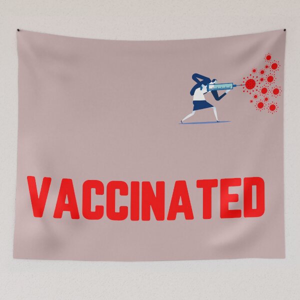Item preview, Vaccinated Woman  designed and sold by all-quotes.