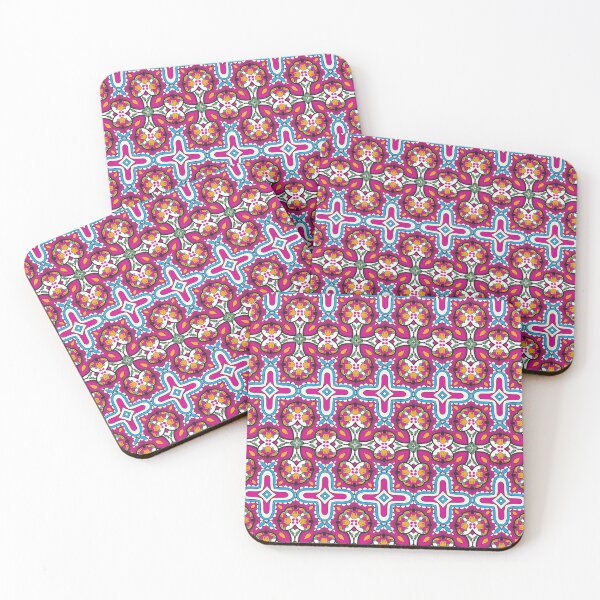 Item preview, Retro Bone Flowers - Abstract Geometric Seamless Pattern designed and sold by FlawlessPattern.