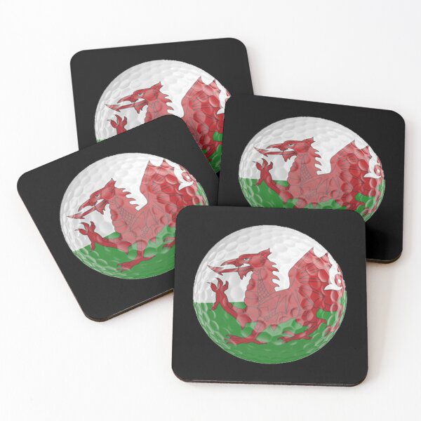 Item preview, Wales Flag Golf Ball designed and sold by Mxdesign888.