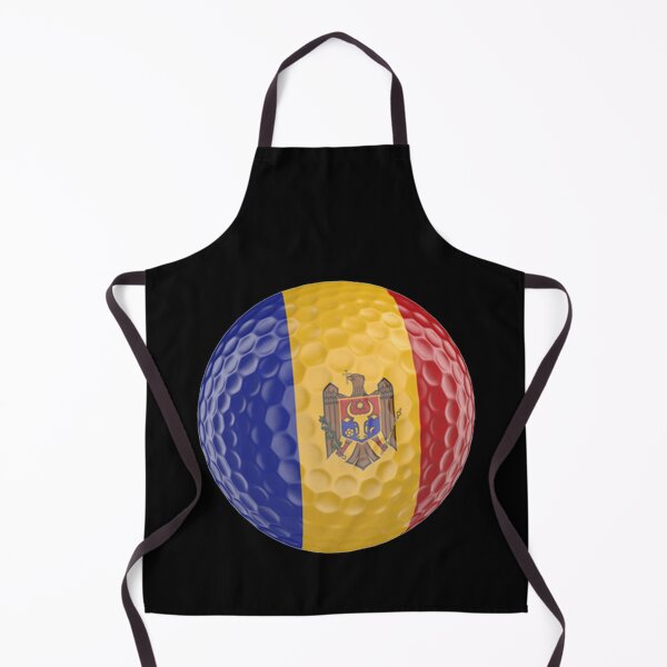 Item preview, Moldova Flag Golf Ball designed and sold by Mxdesign888.