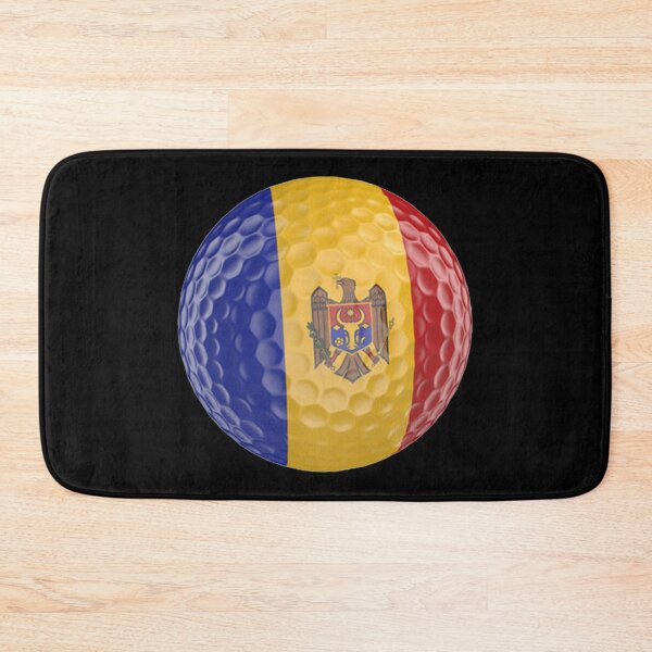 Item preview, Moldova Flag Golf Ball designed and sold by Mxdesign888.