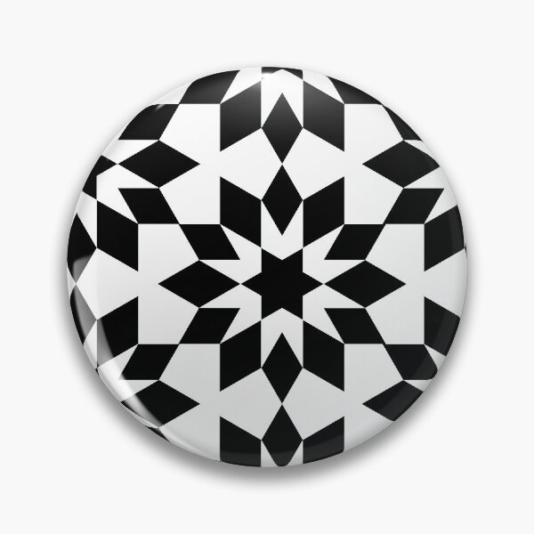 Item preview, " quilt pattern " black and white symetric patterns  designed and sold by Bachirdz.
