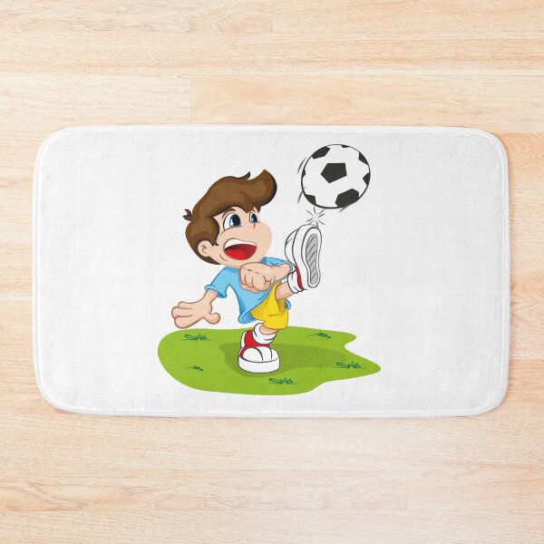 Item preview, Illustration is a character child kicking a ball. Ideal for health and institutional information designed and sold by LucianoCosmo.