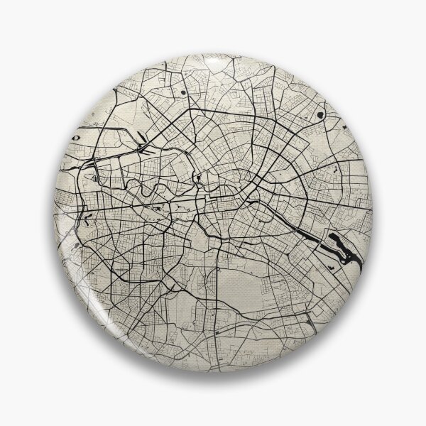Item preview, Berlin Germany Vintage Street Map With Co-ordinates designed and sold by RossWilson12.