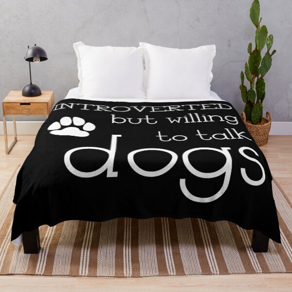 Item preview, Introverted Dog Lover White designed and sold by MysticPotato.