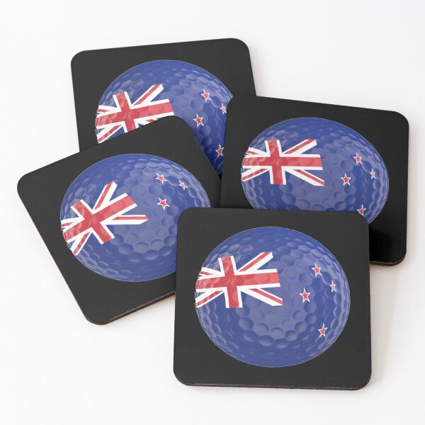 Item preview, New Zealand Flag Golf Ball designed and sold by Mxdesign888.