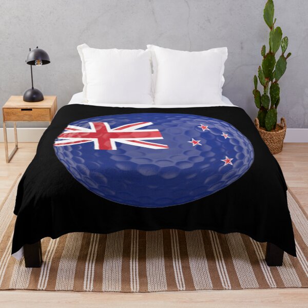 Item preview, New Zealand Flag Golf Ball designed and sold by Mxdesign888.