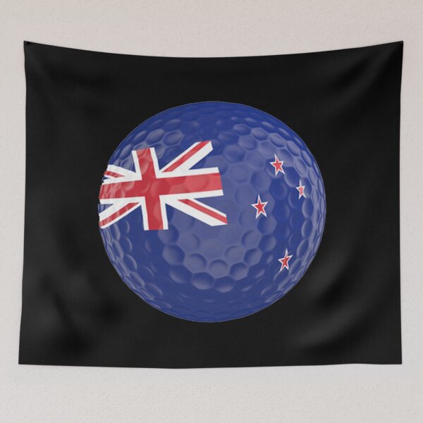 Item preview, New Zealand Flag Golf Ball designed and sold by Mxdesign888.