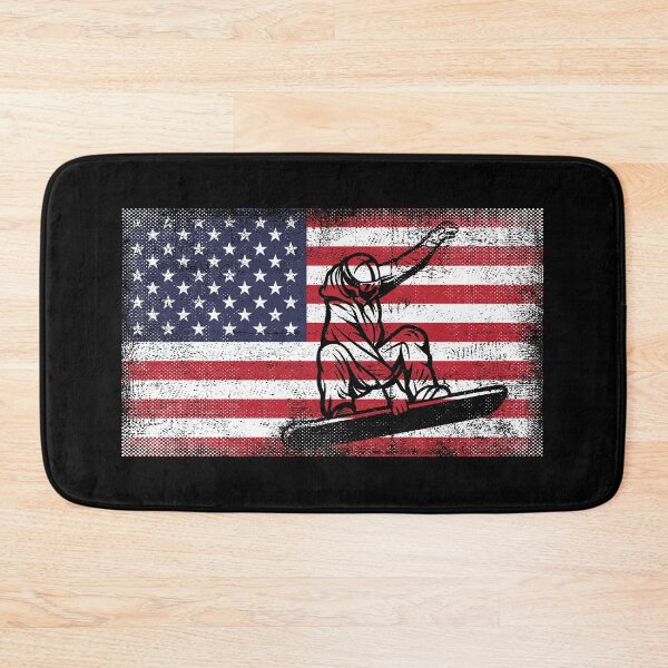 Item preview, Snowboarding American Flag Patriotic Snowboarder Gift designed and sold by MakeGoodChoices.
