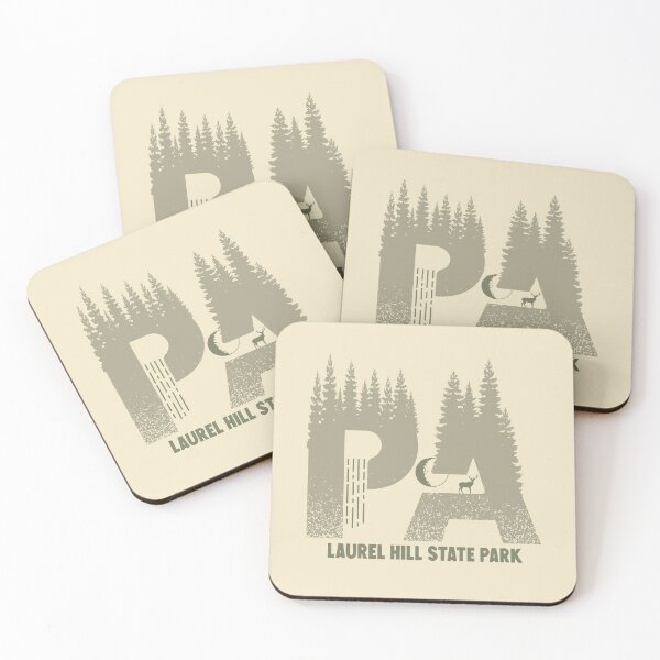 Item preview, Laurel Hill Creek State Park State Park Pennsylvania PA State Park Wildlife Monogram designed and sold by palmettodigital.