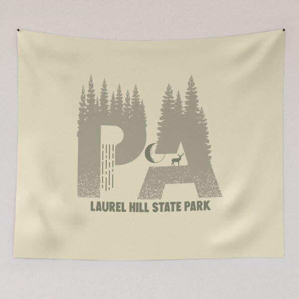 Item preview, Laurel Hill Creek State Park State Park Pennsylvania PA State Park Wildlife Monogram designed and sold by palmettodigital.