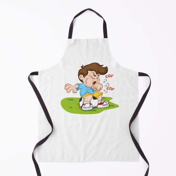 Item preview, Illustration is a character child with cough and sitting on a ball. Ideal for health and institutional information designed and sold by LucianoCosmo.